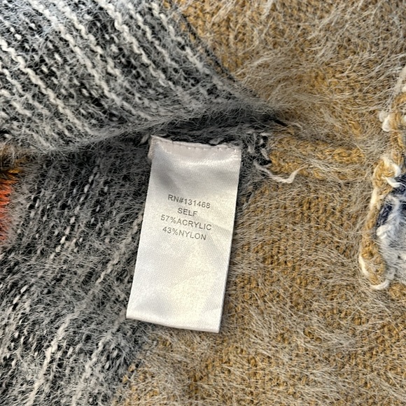 FATE Siana Stitch Detailed Hooded Open Cardigan Sweater size Large - Picture 5 of 8